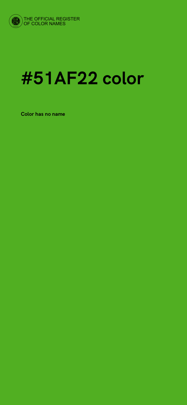 #51AF22 color image