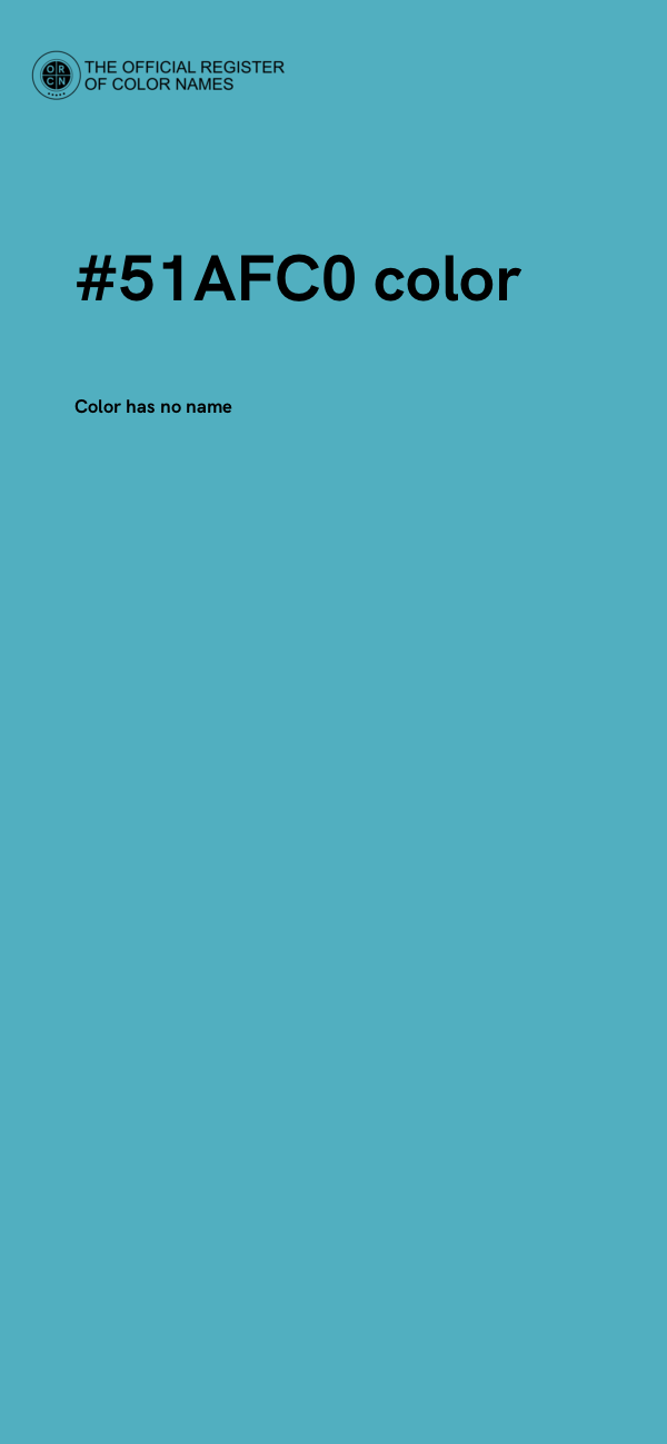 #51AFC0 color image