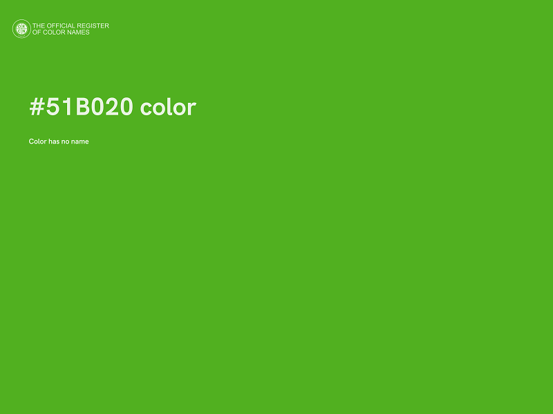 #51B020 color image