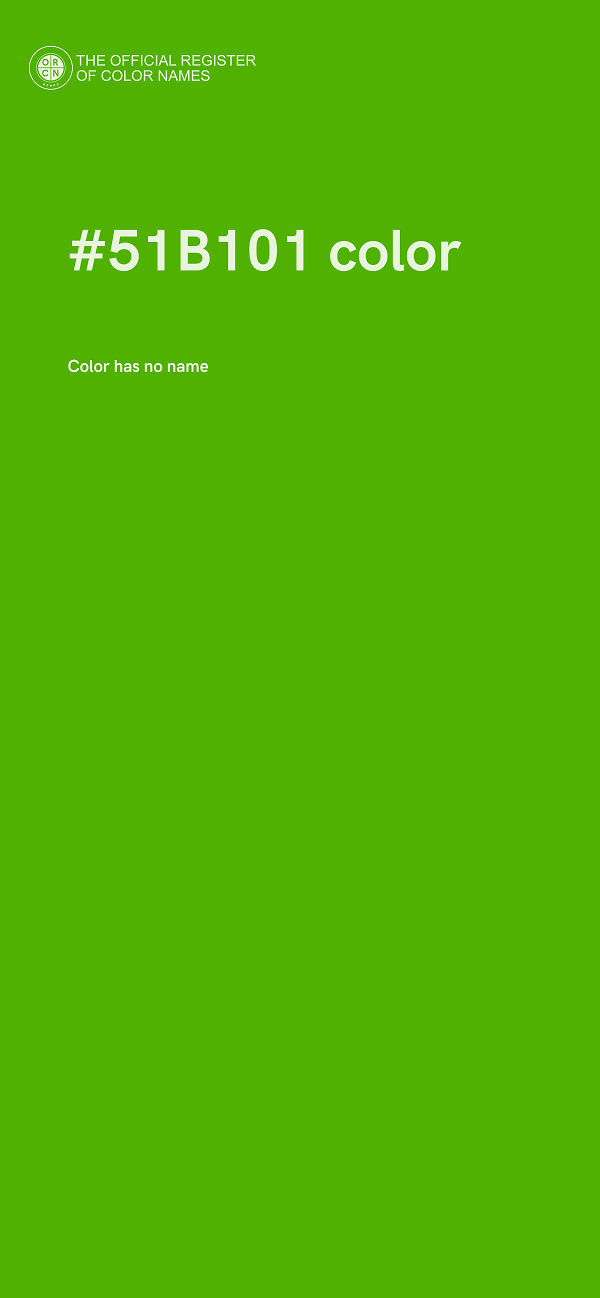 #51B101 color image