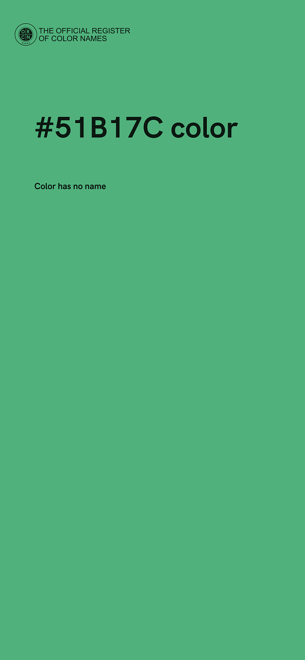 #51B17C color image