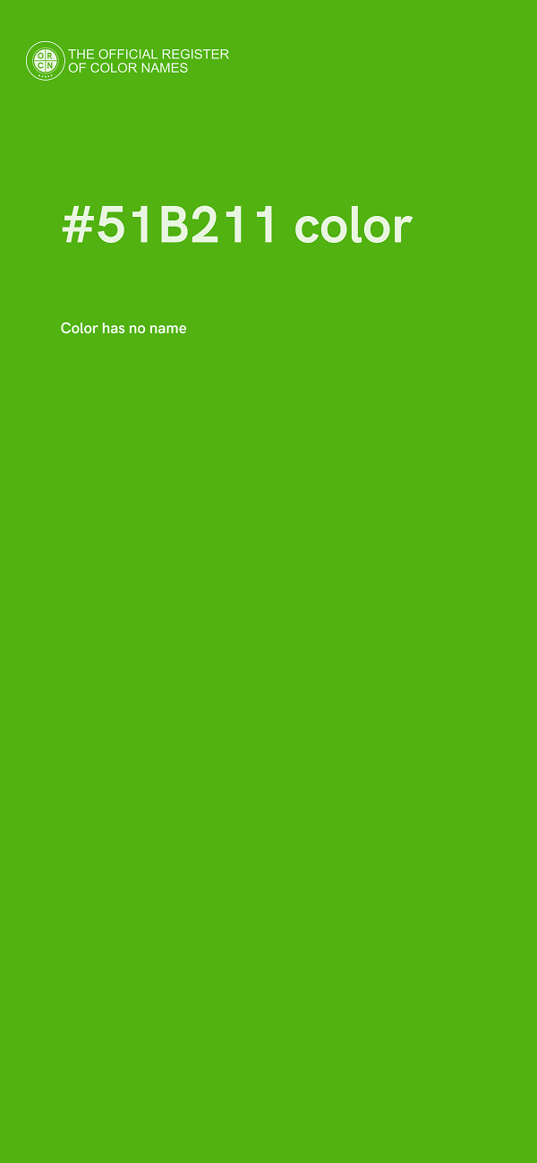 #51B211 color image