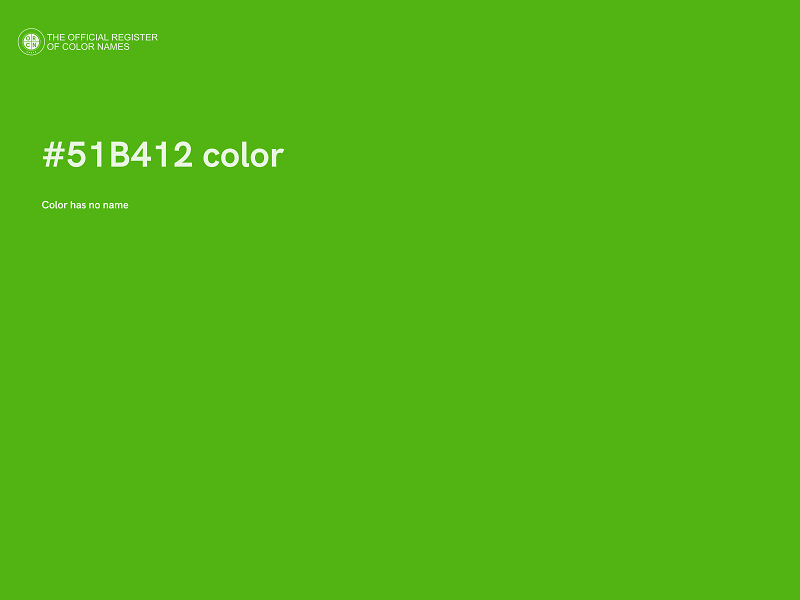 #51B412 color image