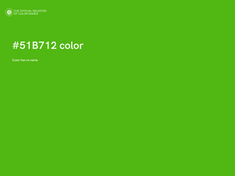 #51B712 color image