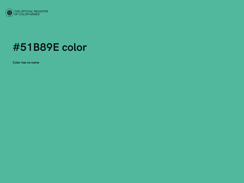 #51B89E color image