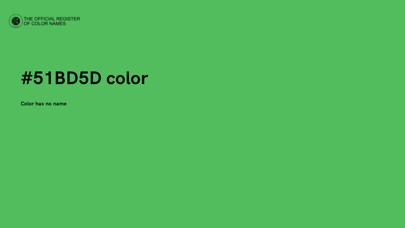 #51BD5D color image