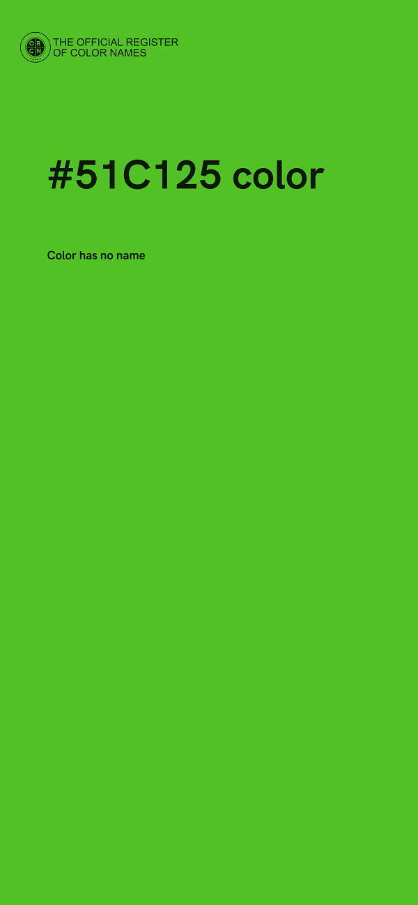 #51C125 color image