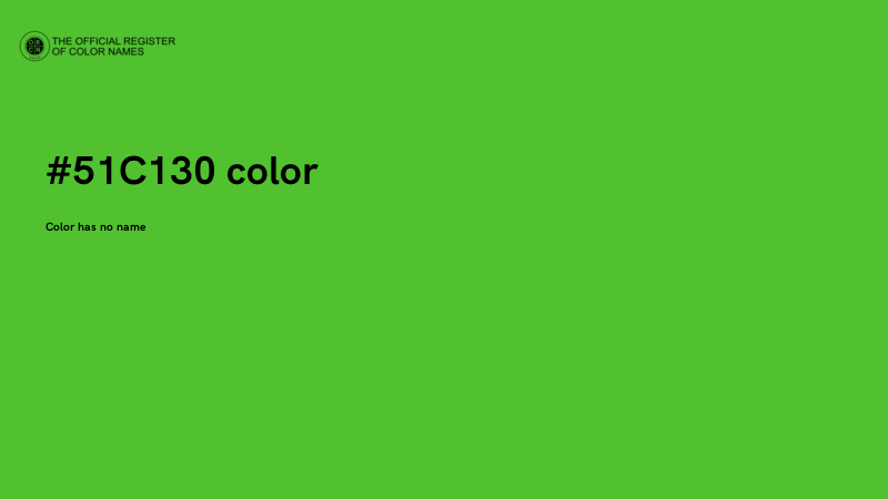 #51C130 color image