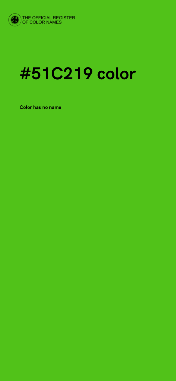 #51C219 color image