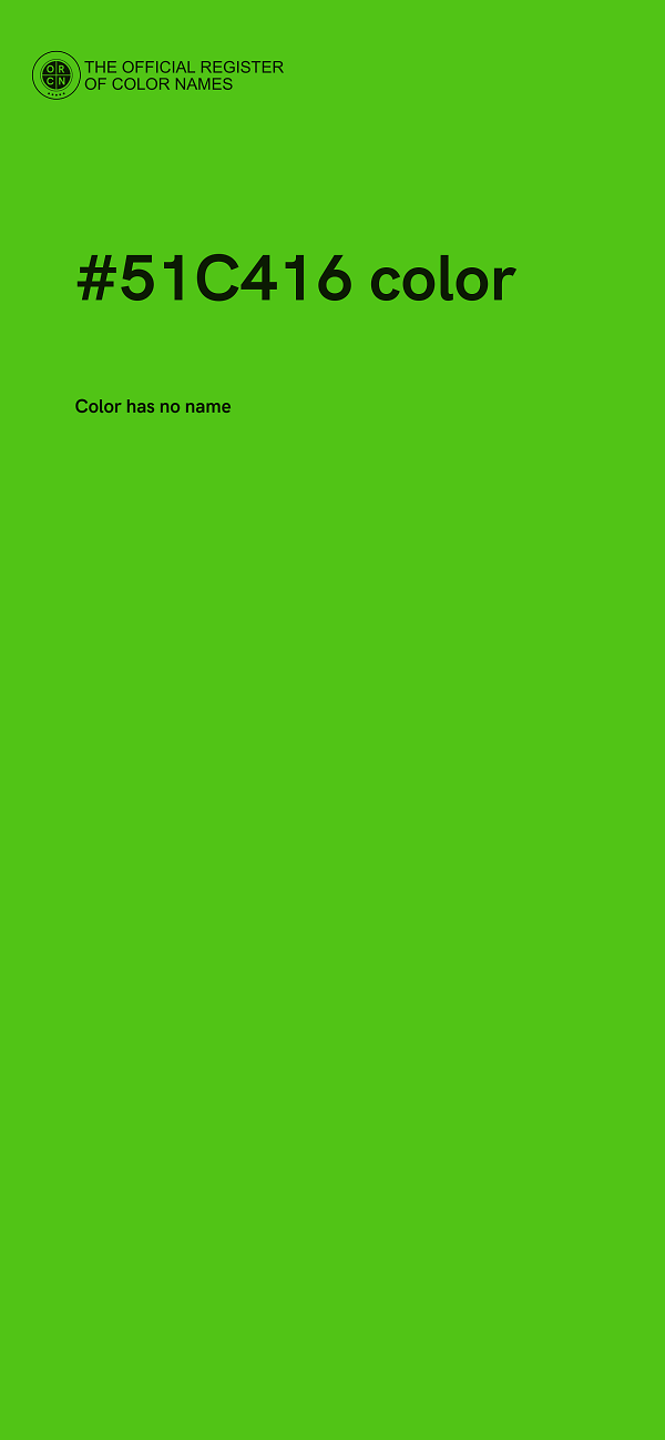 #51C416 color image