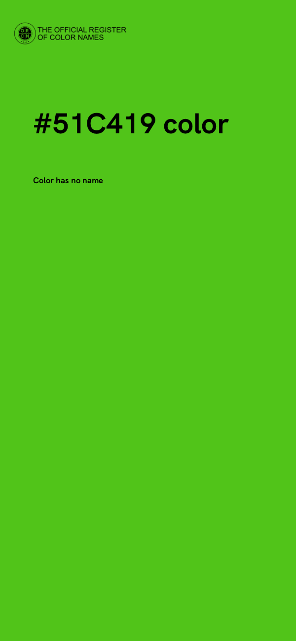 #51C419 color image