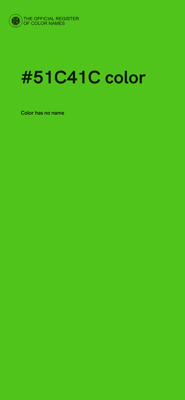 #51C41C color image