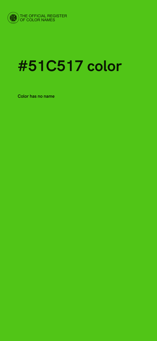 #51C517 color image