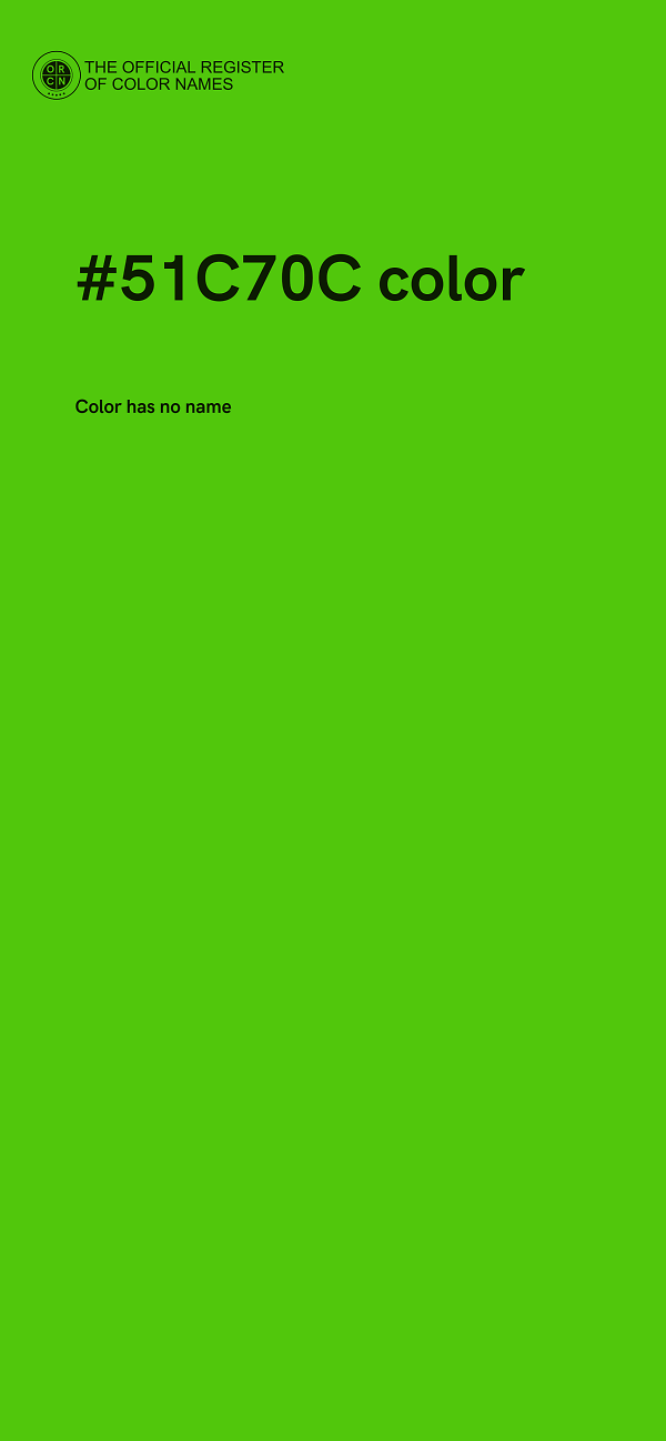 #51C70C color image