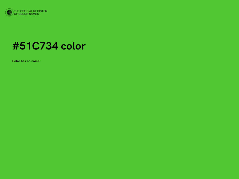 #51C734 color image