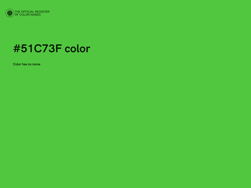 #51C73F color image