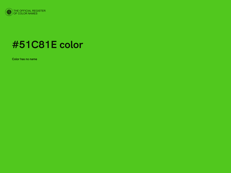 #51C81E color image