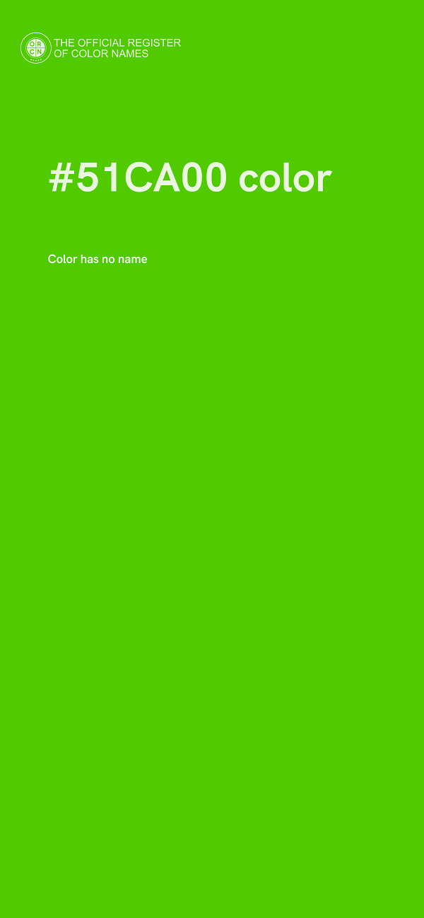#51CA00 color image
