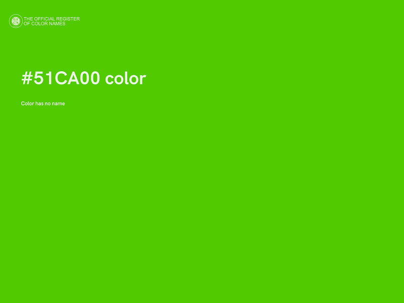 #51CA00 color image