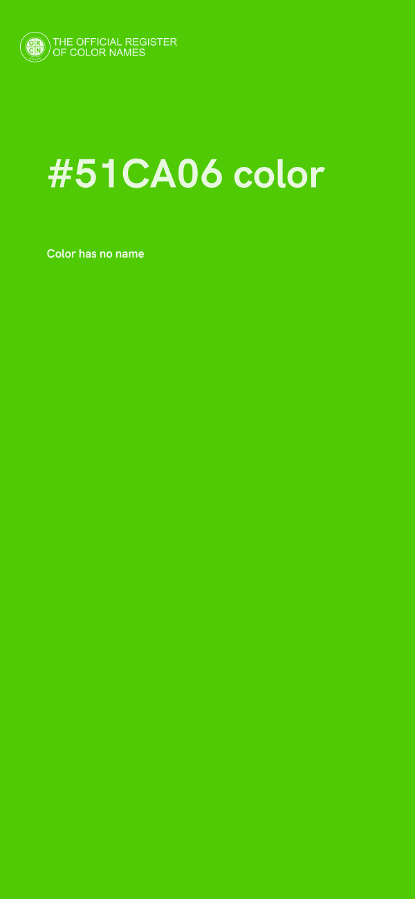#51CA06 color image