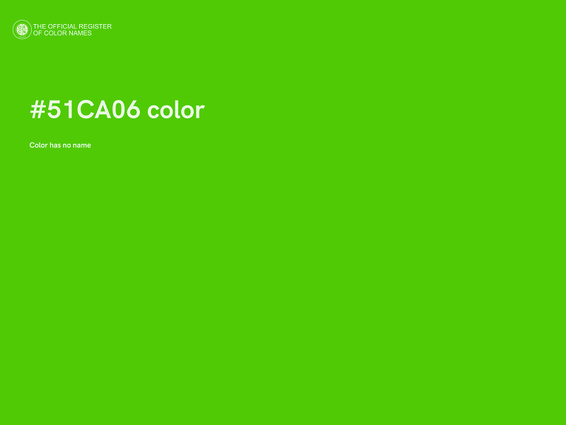 #51CA06 color image