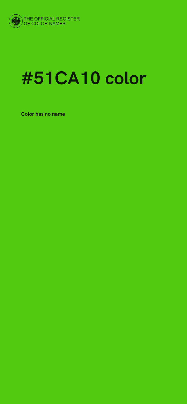 #51CA10 color image