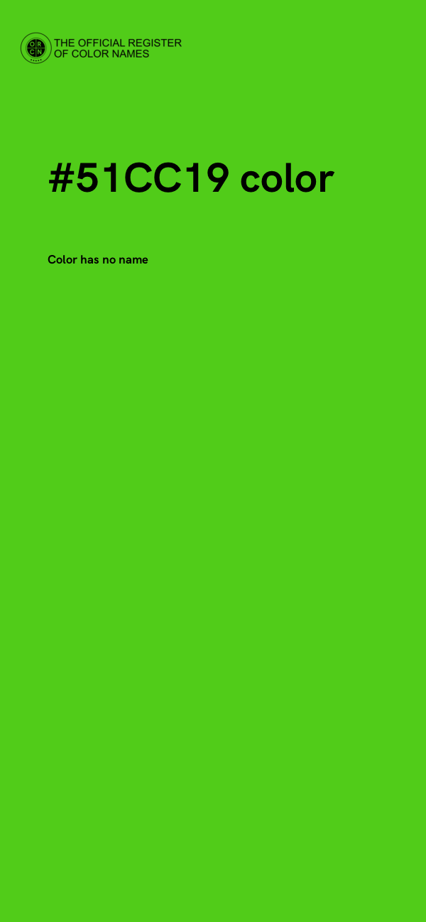 #51CC19 color image