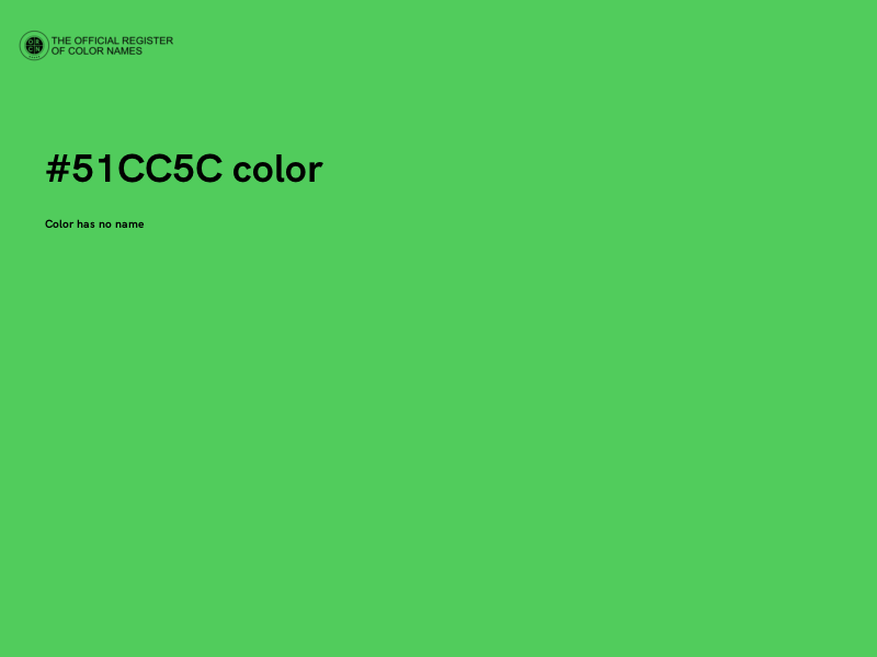 #51CC5C color image