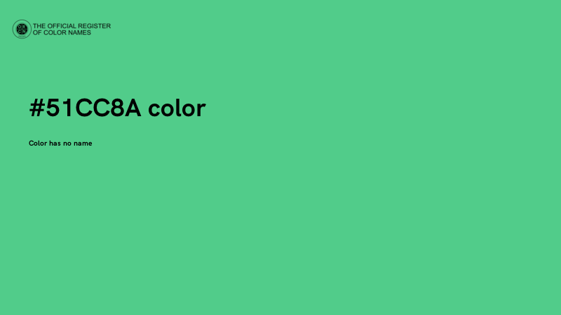 #51CC8A color image