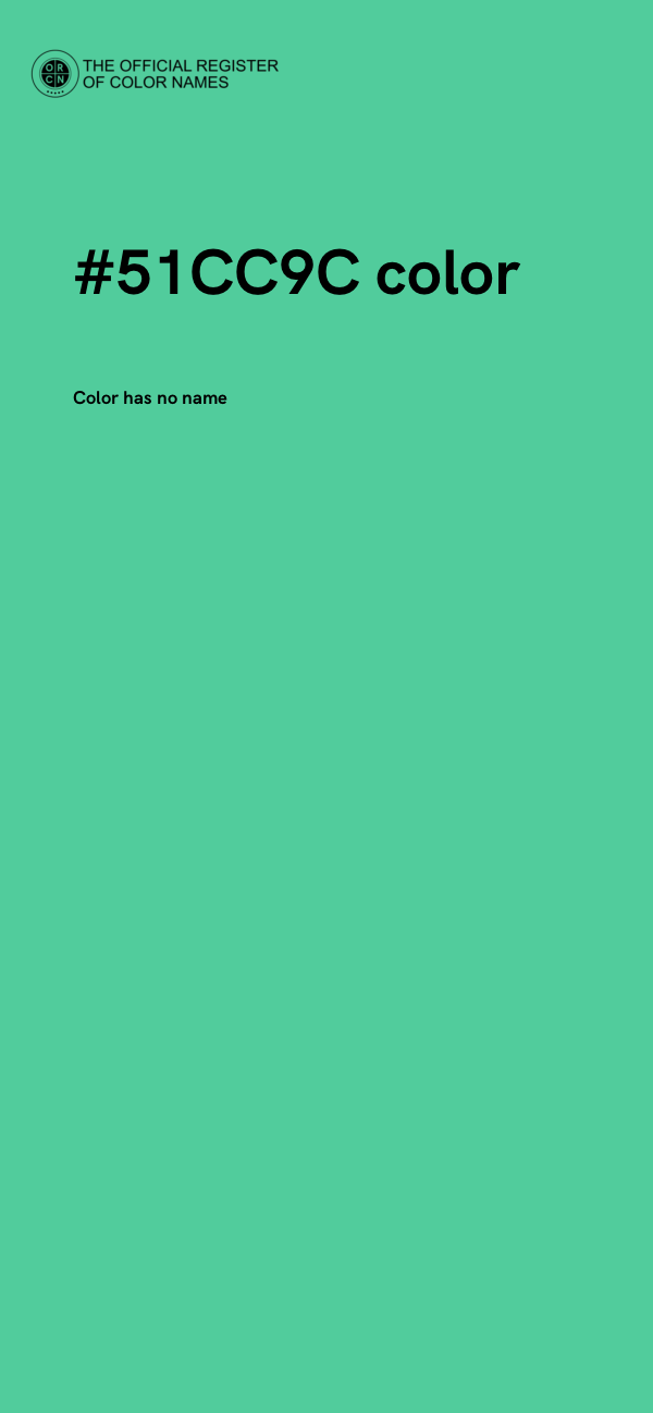 #51CC9C color image