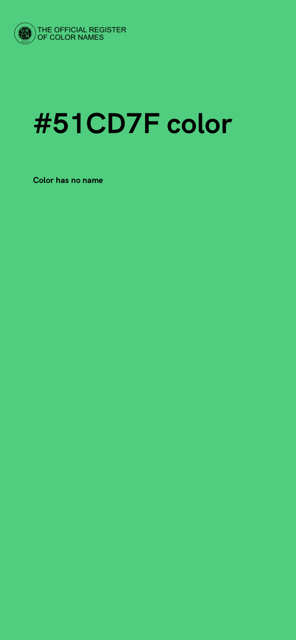 #51CD7F color image