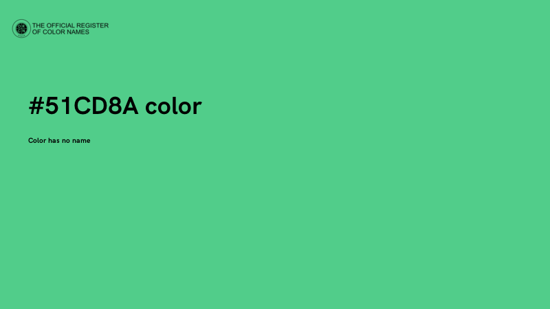 #51CD8A color image
