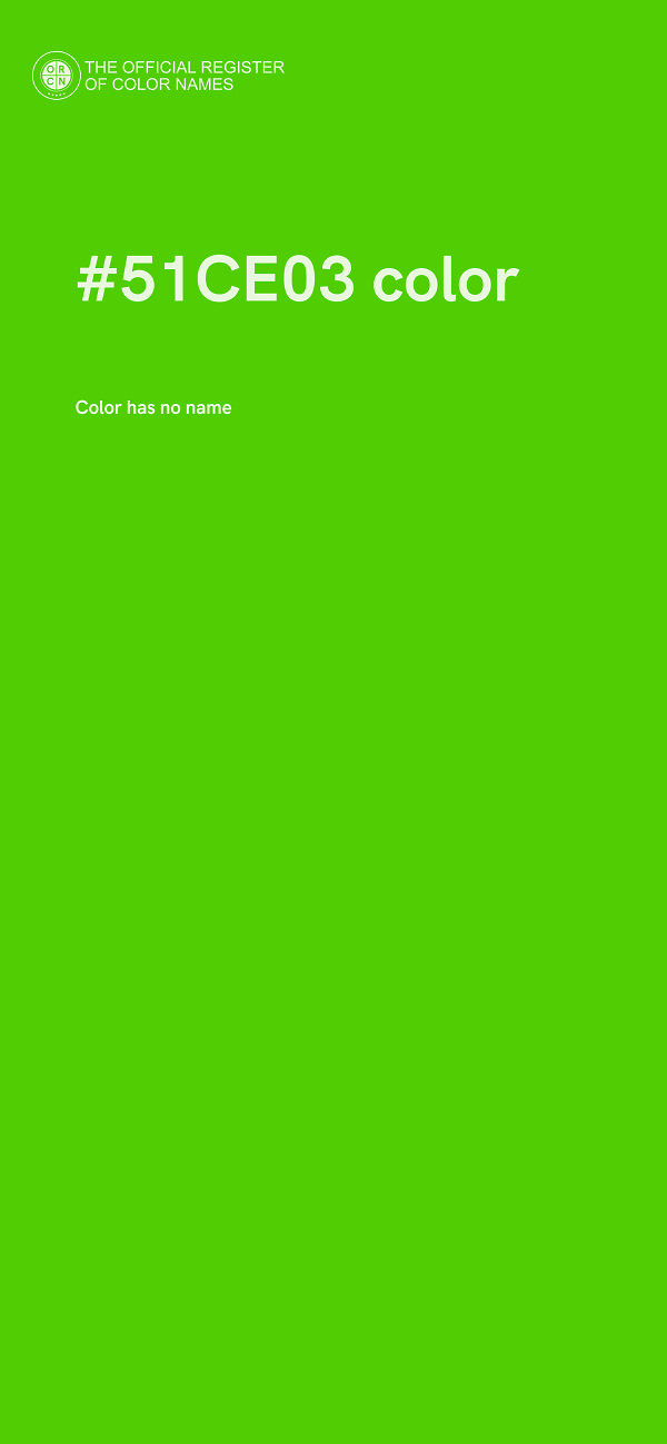#51CE03 color image
