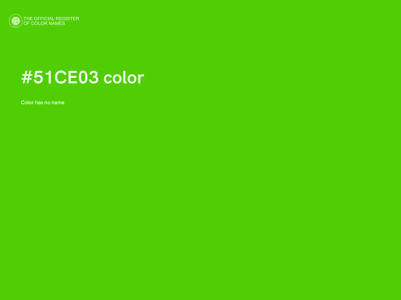 #51CE03 color image