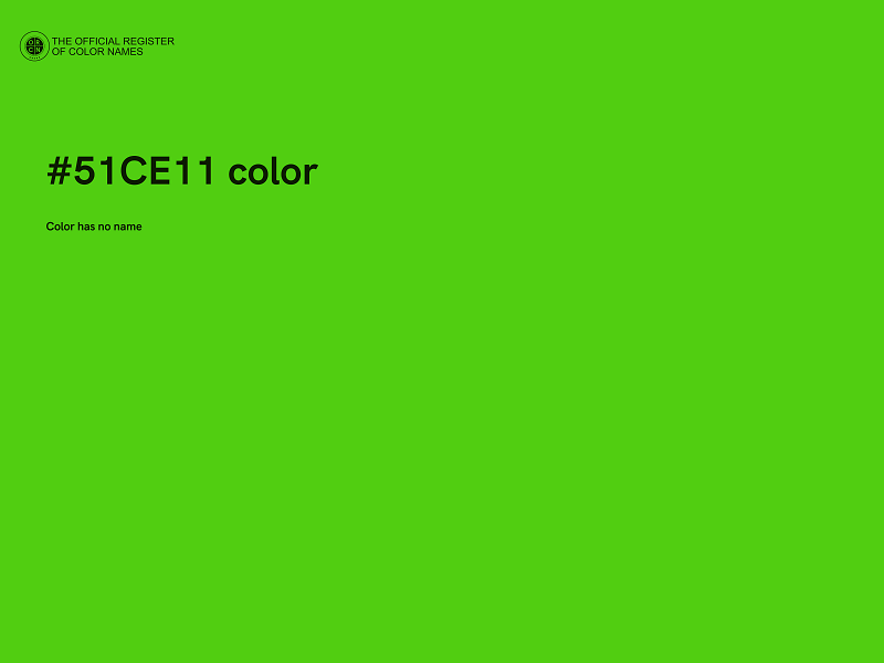 #51CE11 color image