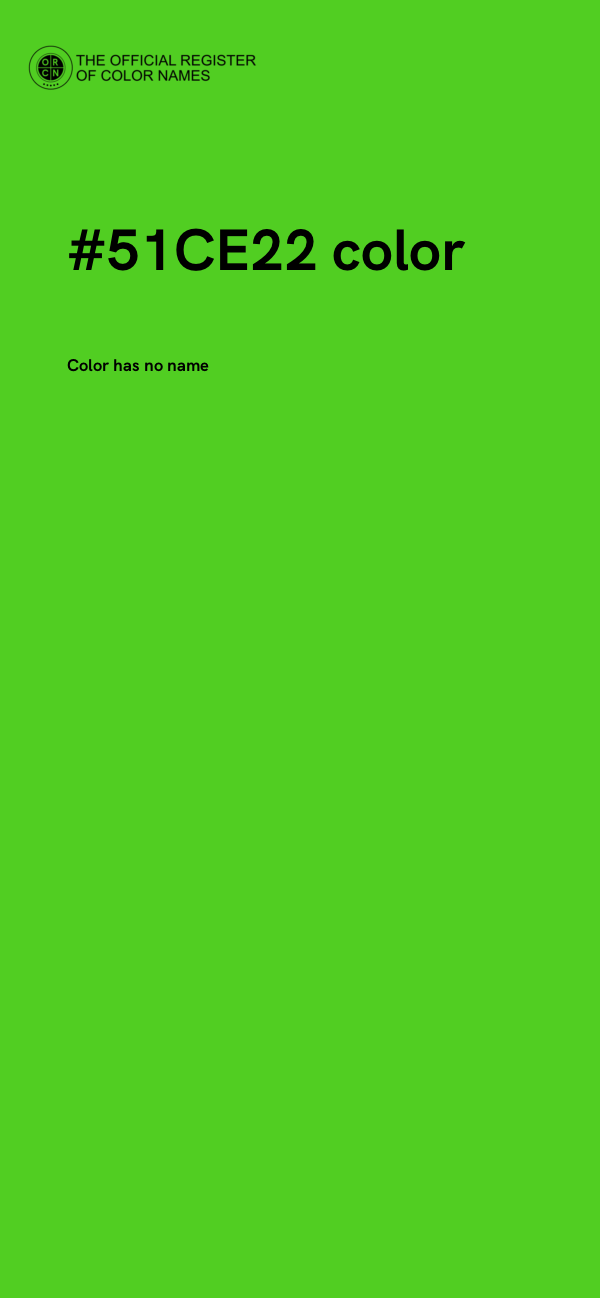 #51CE22 color image