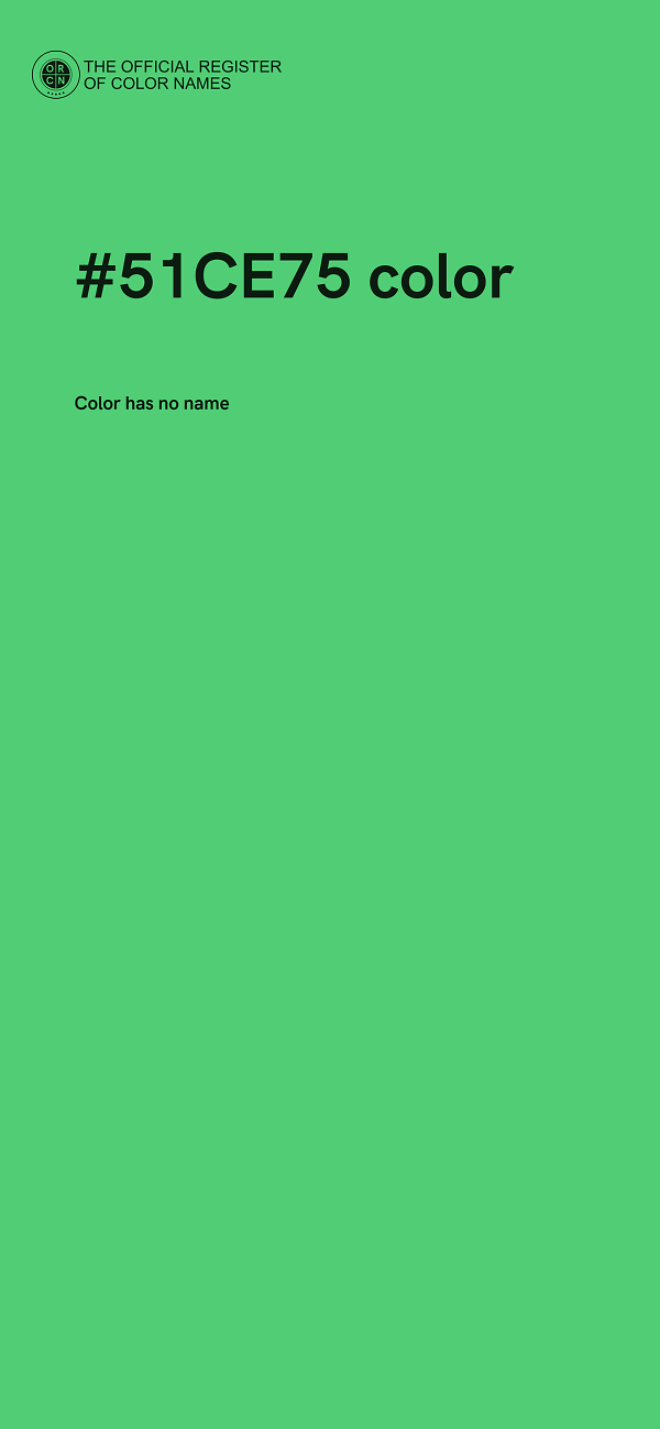 #51CE75 color image