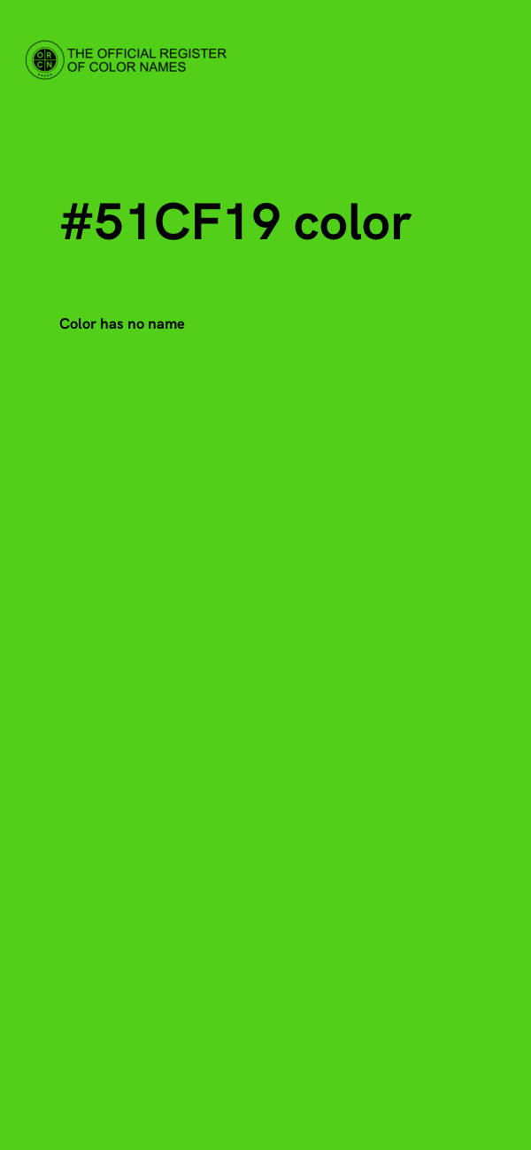 #51CF19 color image
