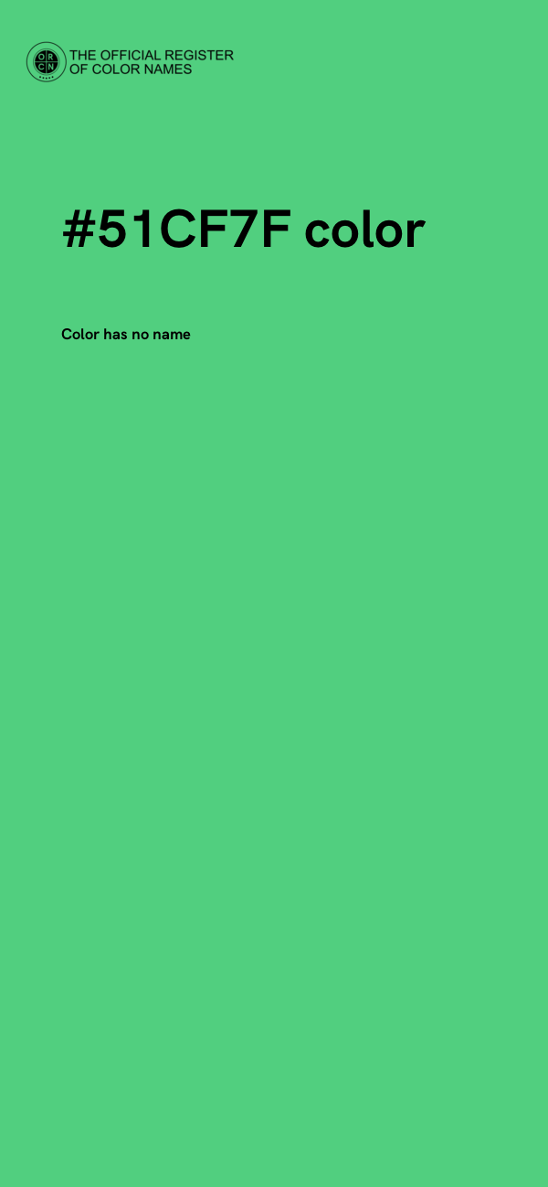 #51CF7F color image