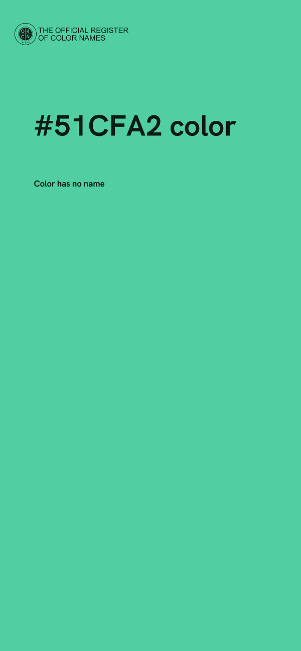 #51CFA2 color image