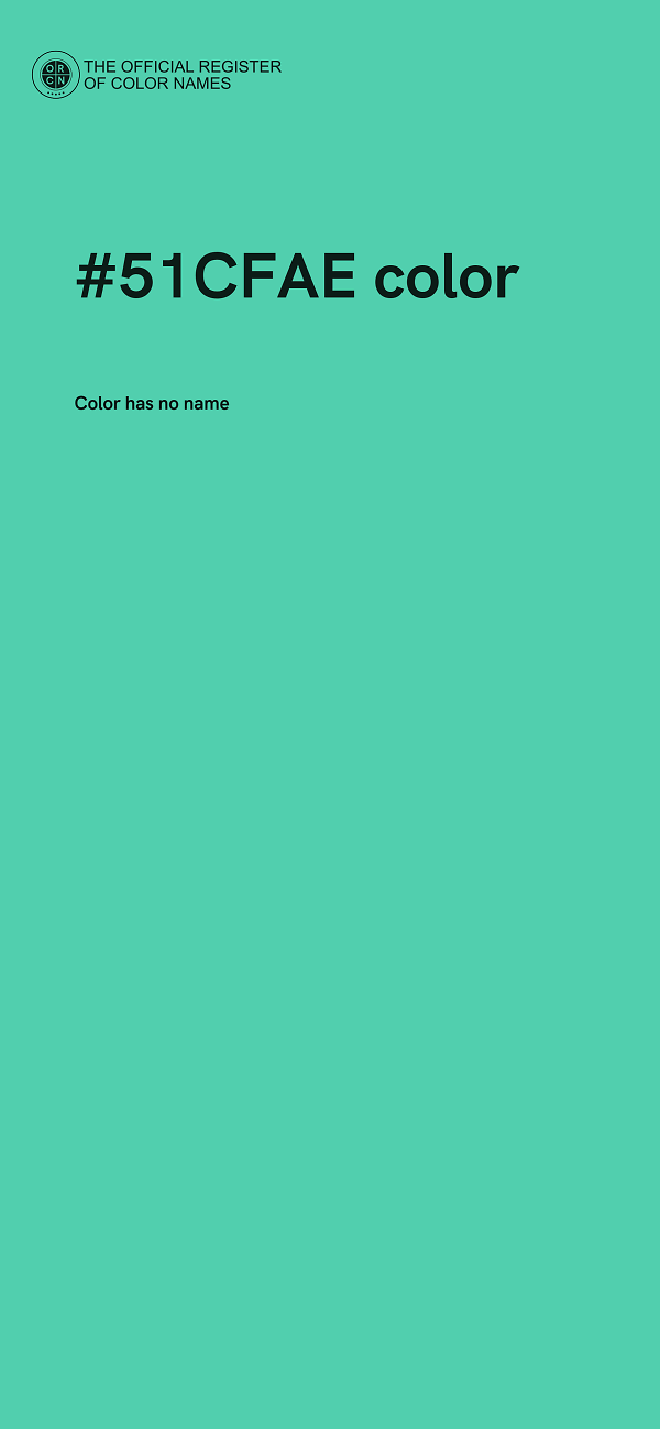#51CFAE color image