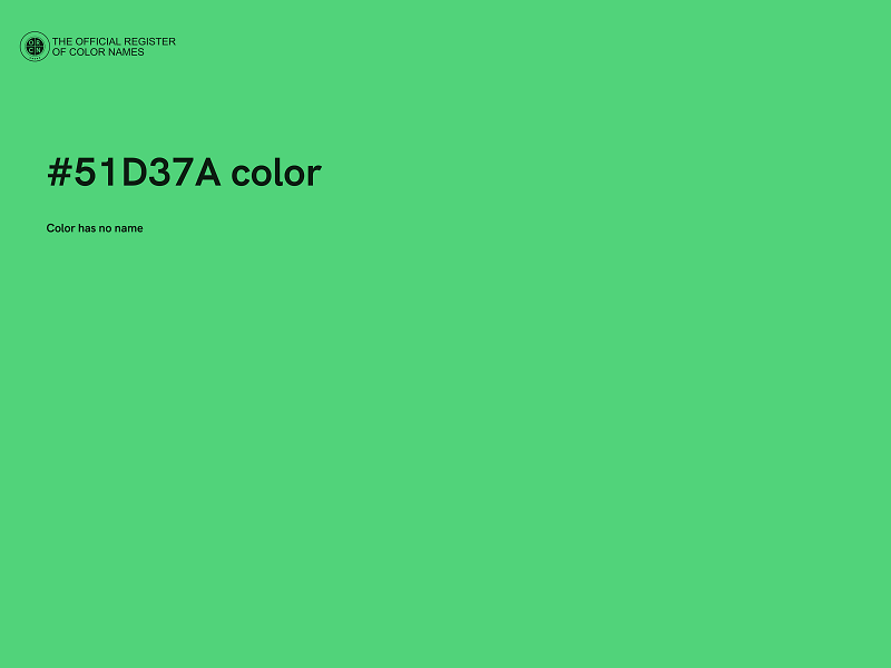 #51D37A color image