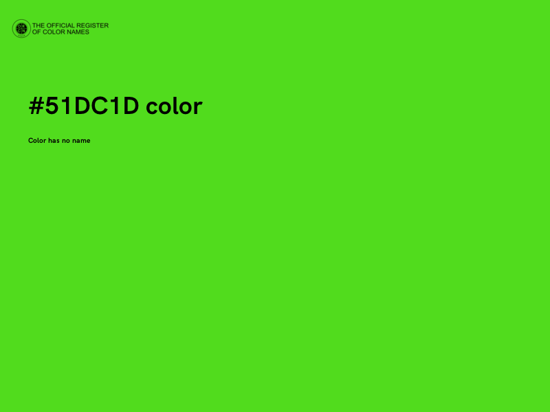 #51DC1D color image