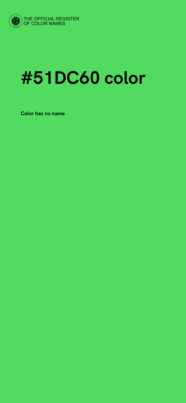 #51DC60 color image