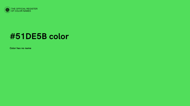 #51DE5B color image