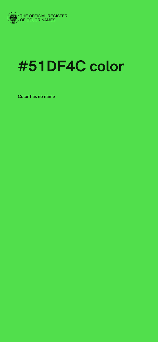 #51DF4C color image
