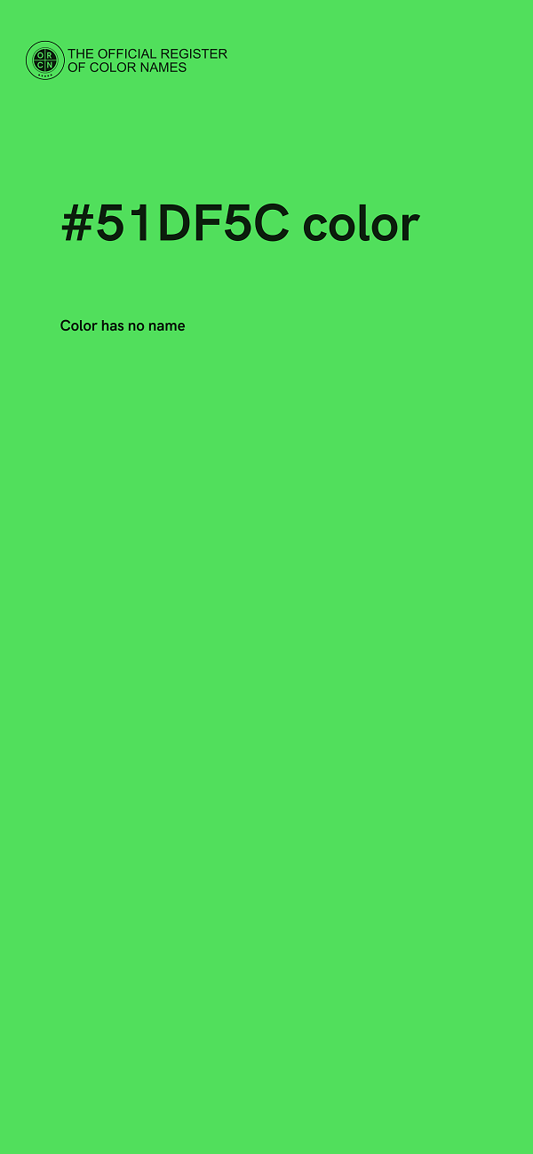 #51DF5C color image