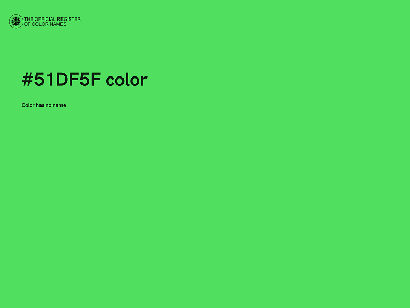 #51DF5F color image