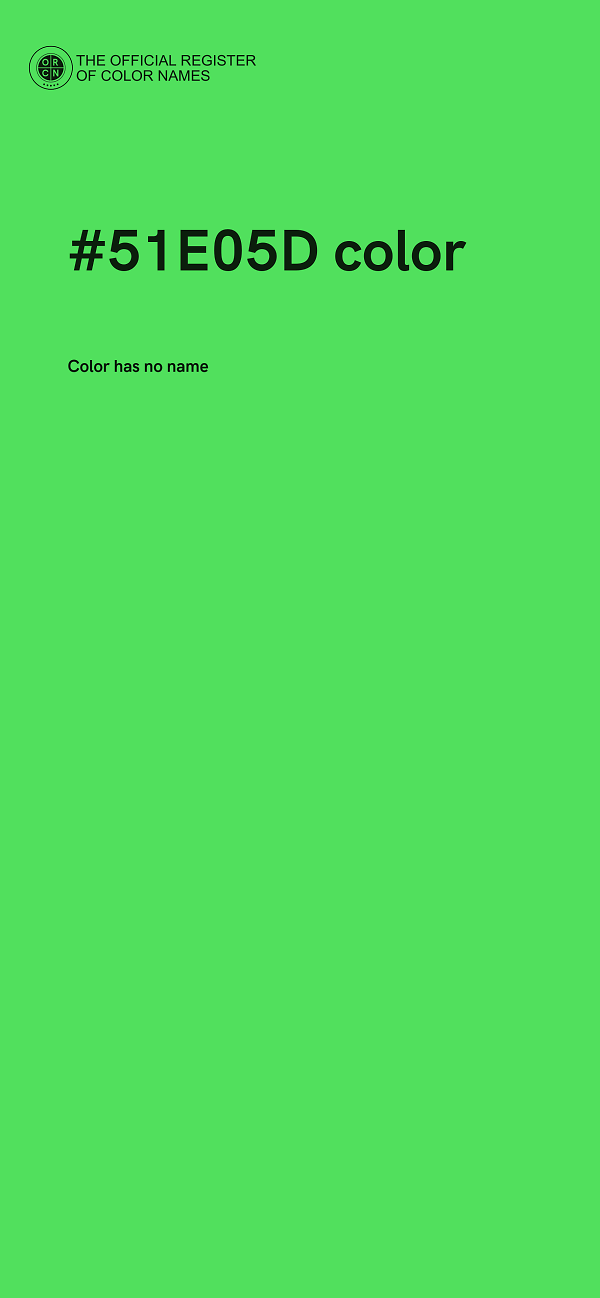 #51E05D color image
