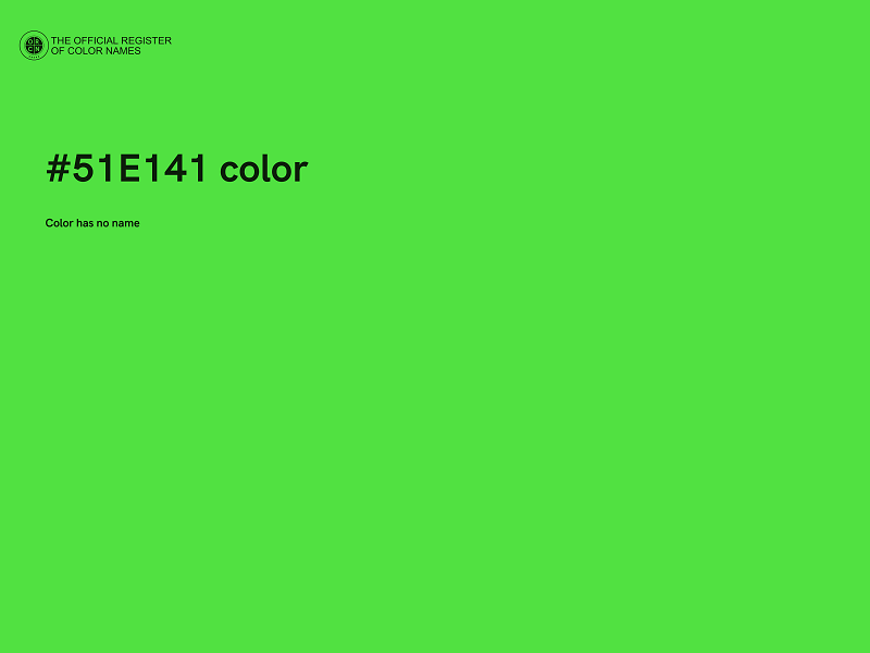 #51E141 color image